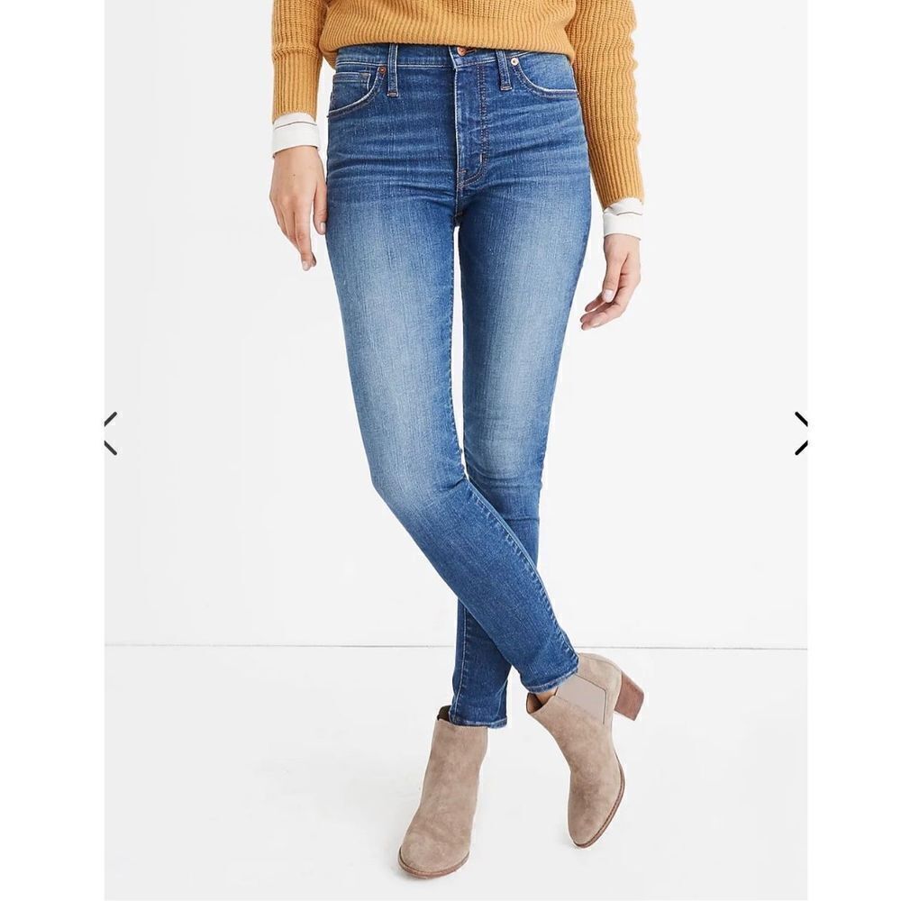 Madewell 9" Mid-Rise Skinny Jeans in Pendale Wash